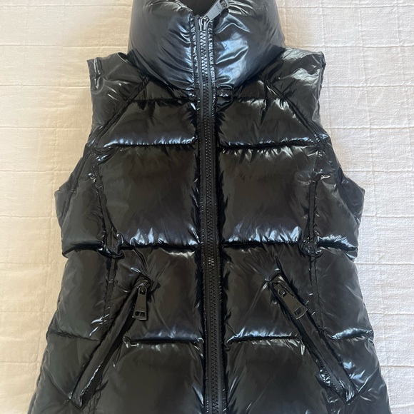 SAM. Freedom Glossy Down Puffer Vest MSRP$355 Luxury High-Performance L Large - Picture 6 of 15